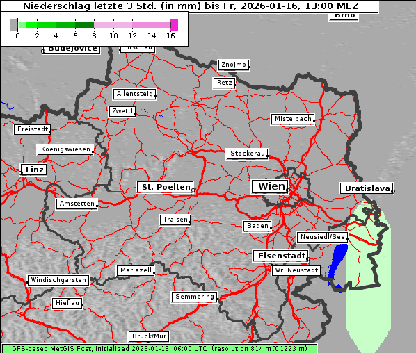 Niederschlag, 16. 1. 2026