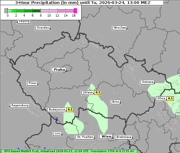 Niederschlag, 24. 3. 2026