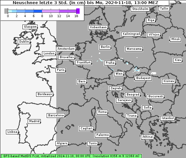 Neuschnee, 18. 11. 2024