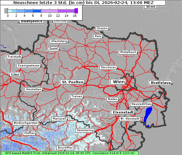 Neuschnee, 24. 2. 2026