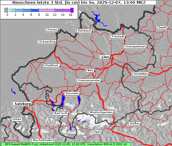 Neuschnee, 7. 12. 2025
