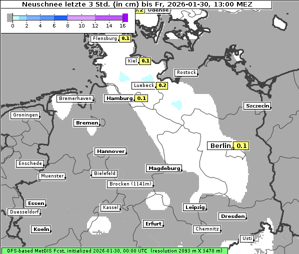 Neuschnee, 30. 1. 2026