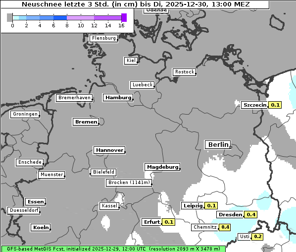 Neuschnee, 30. 12. 2025