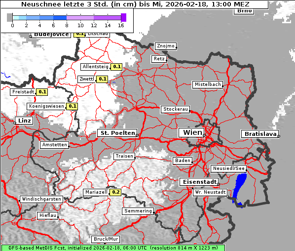 Neuschnee, 18. 2. 2026