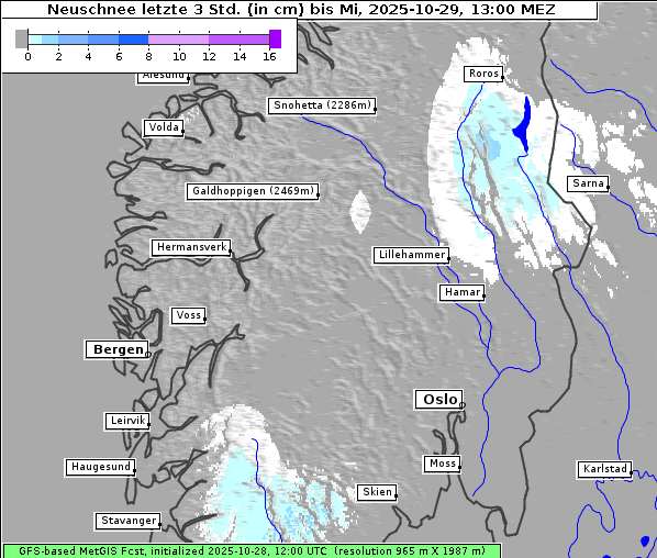 Neuschnee, 29. 10. 2025