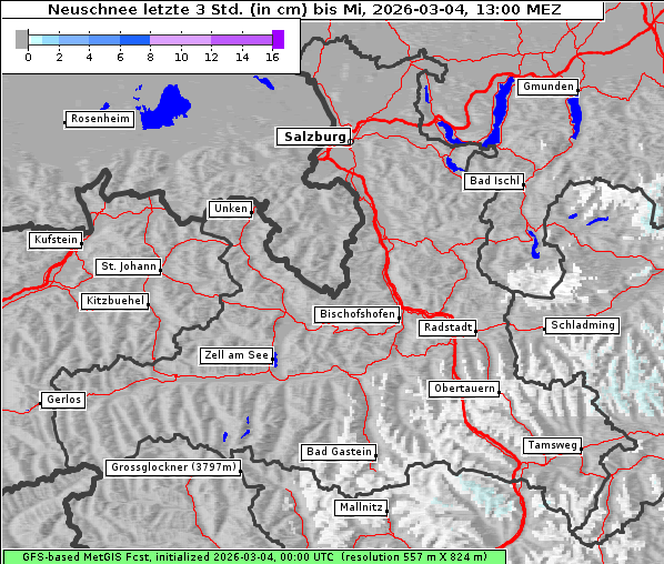 Neuschnee, 4. 3. 2026