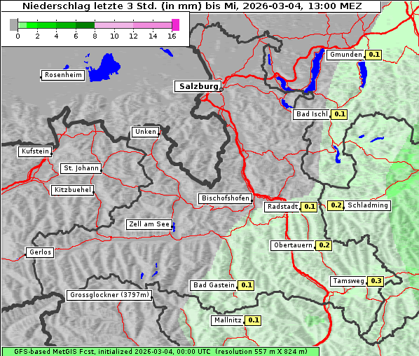 Niederschlag, 4. 3. 2026