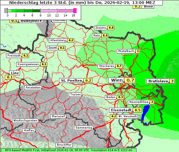 Niederschlag, 19. 2. 2026