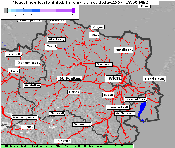 Neuschnee, 7. 12. 2025