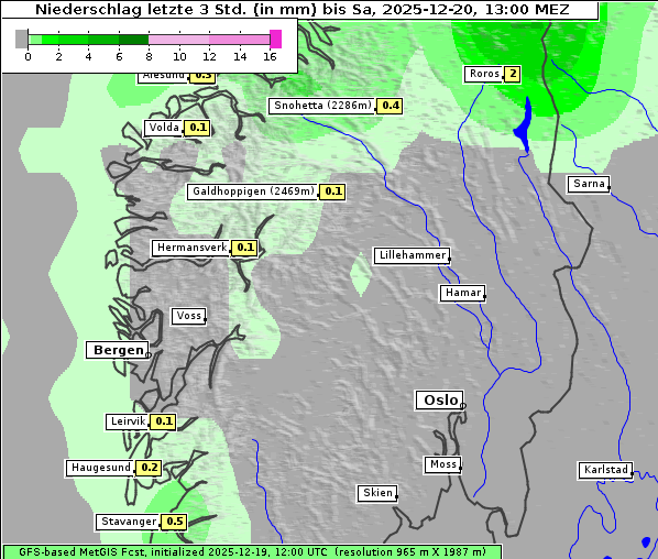 Niederschlag, 20. 12. 2025