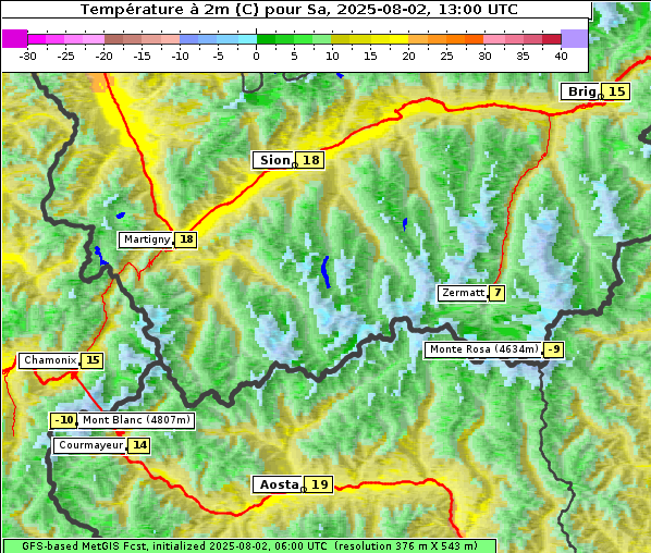 Temperatur, 2. 8. 2025