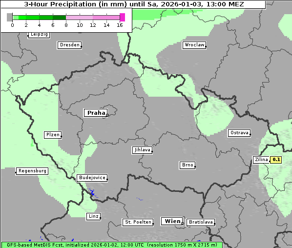 Niederschlag, 3. 1. 2026