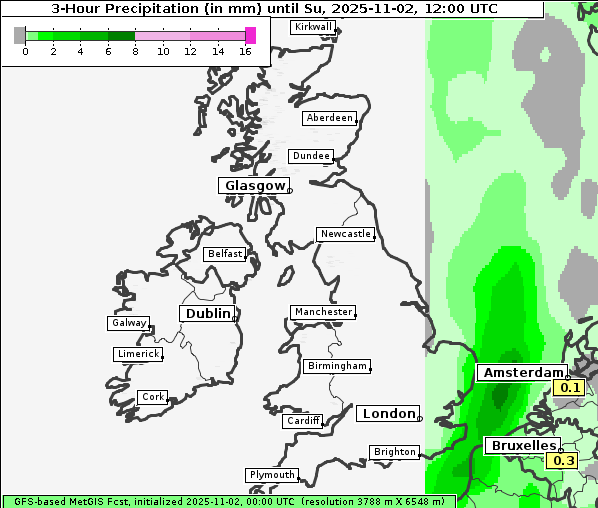 Niederschlag, 2. 11. 2025