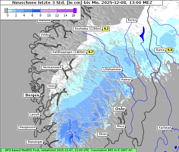 Neuschnee, 8. 12. 2025
