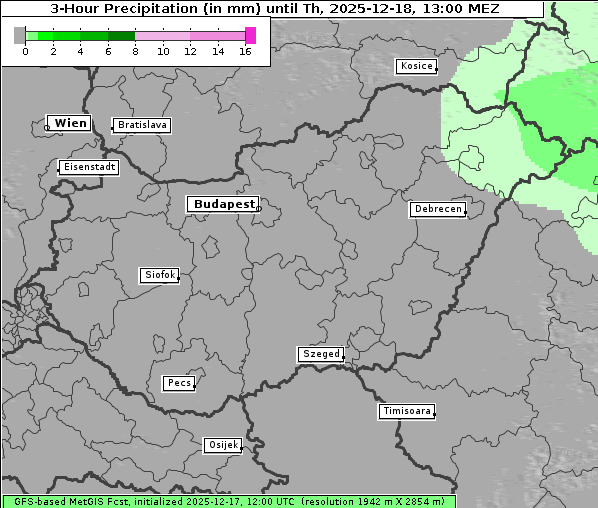 Niederschlag, 18. 12. 2025