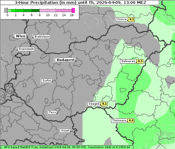 Niederschlag, 9. 4. 2026