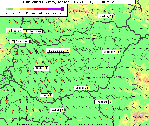 Wind, 16. 6. 2025