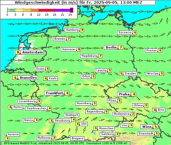Wind, 5. 9. 2025