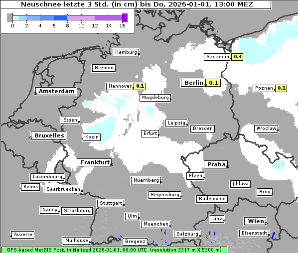 Neuschnee, 1. 1. 2026