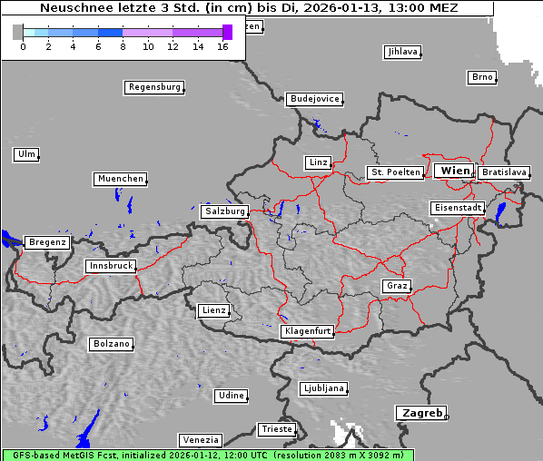 Neuschnee, 13. 1. 2026