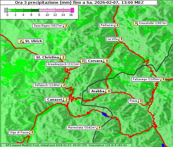 Niederschlag, 7. 2. 2026