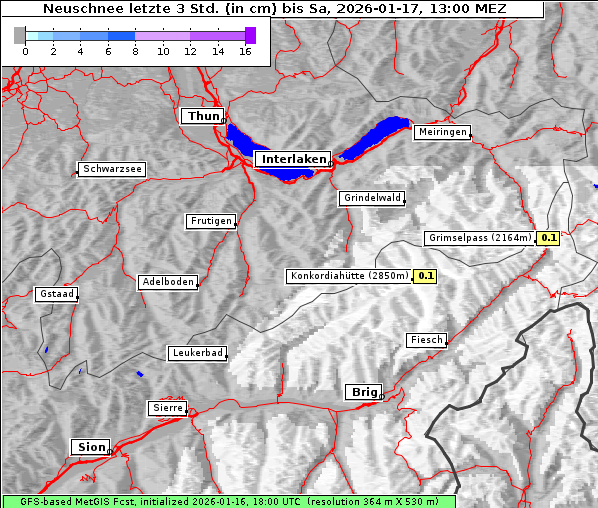 Neuschnee, 17. 1. 2026