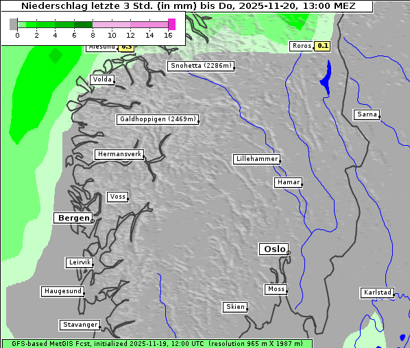 Niederschlag, 20. 11. 2025