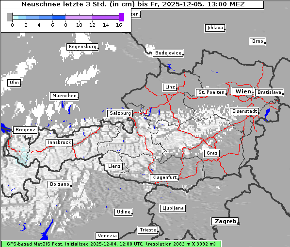 Neuschnee, 5. 12. 2025