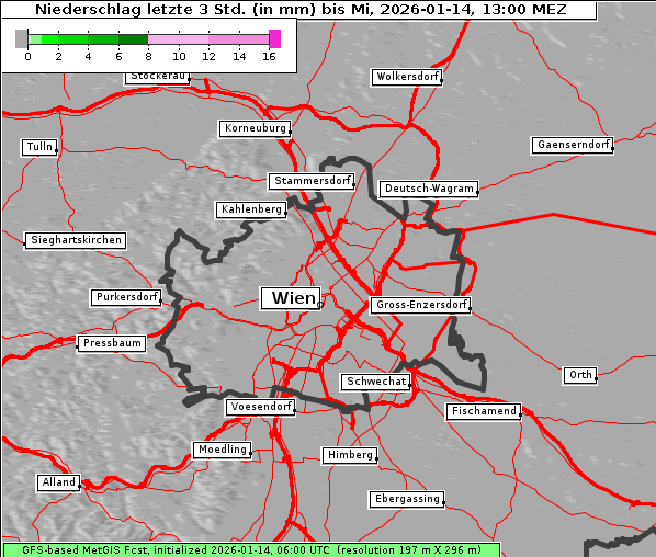 Niederschlag, 14. 1. 2026