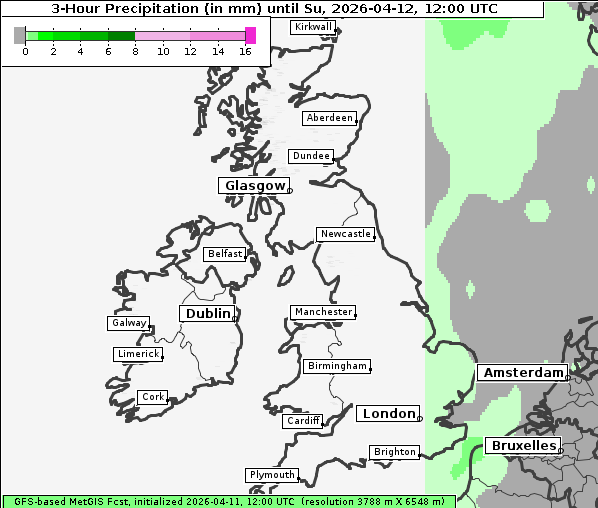 Niederschlag, 12. 4. 2026