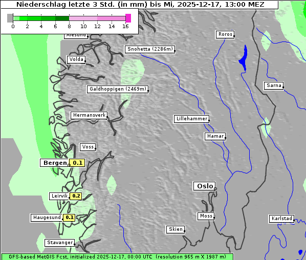 Niederschlag, 17. 12. 2025