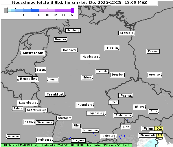 Neuschnee, 25. 12. 2025