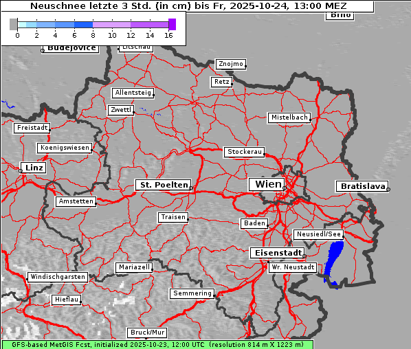 Neuschnee, 24. 10. 2025