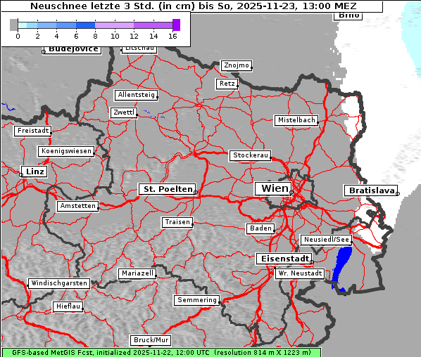 Neuschnee, 23. 11. 2025