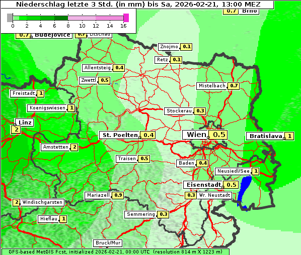 Niederschlag, 21. 2. 2026