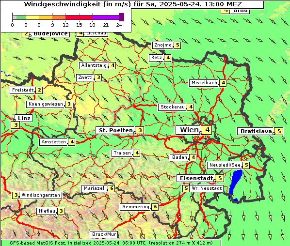 Wind, 24. 5. 2025