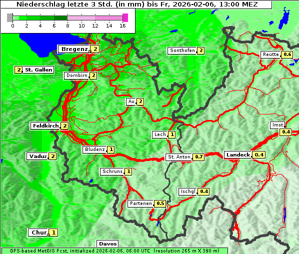 Niederschlag, 6. 2. 2026