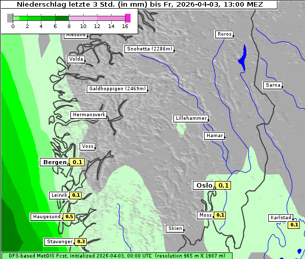 Niederschlag, 3. 4. 2026