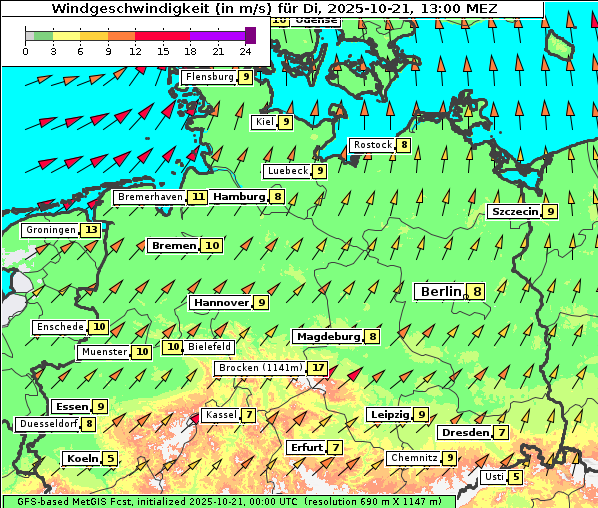 Wind, 21. 10. 2025