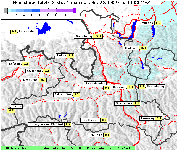 Neuschnee, 15. 2. 2026