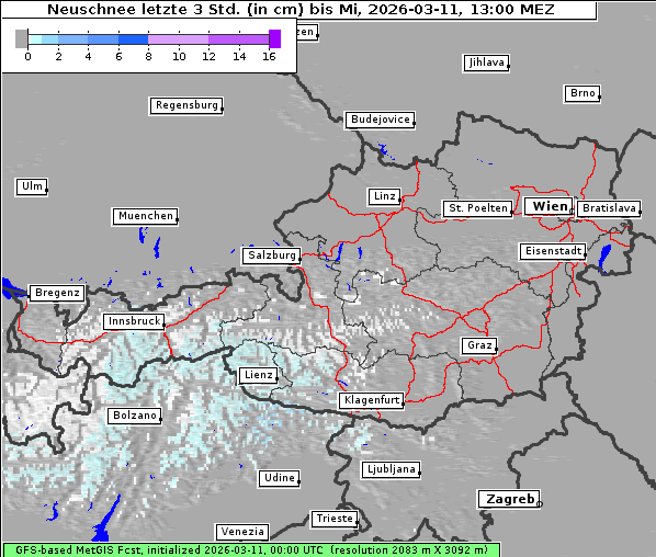 Neuschnee, 11. 3. 2026