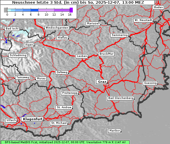 Neuschnee, 7. 12. 2025