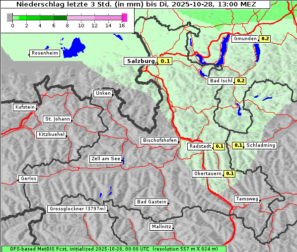 Niederschlag, 28. 10. 2025