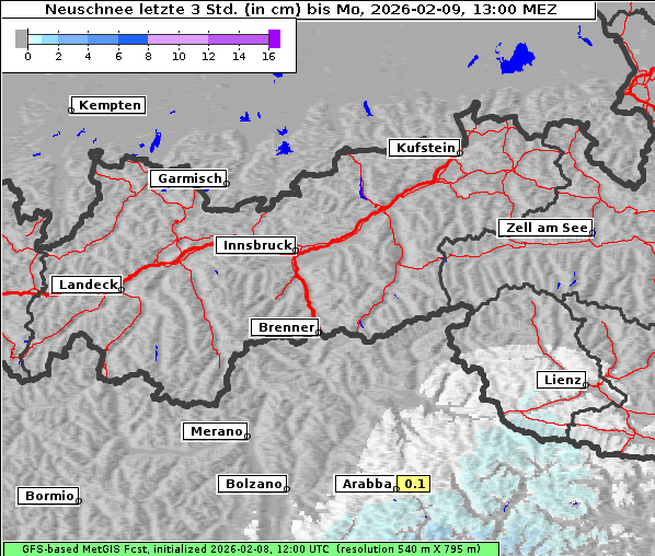 Neuschnee, 9. 2. 2026