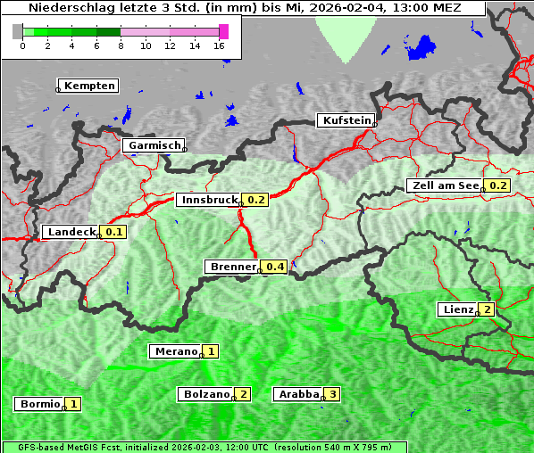 Niederschlag, 4. 2. 2026