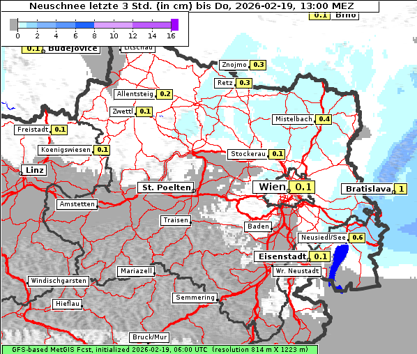 Neuschnee, 19. 2. 2026