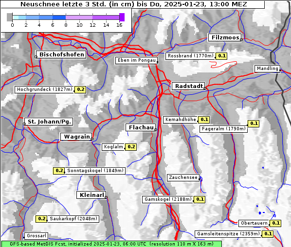 Neuschnee, 23. 1. 2025