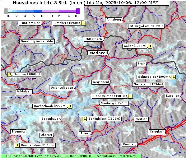 Neuschnee, 6. 10. 2025
