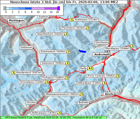 Neuschnee, 6. 2. 2026