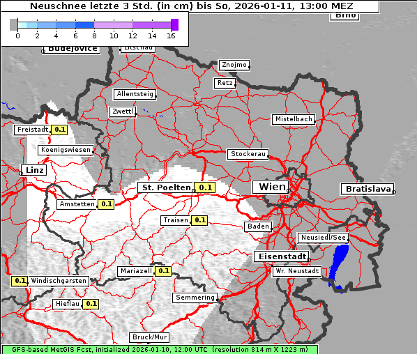 Neuschnee, 11. 1. 2026